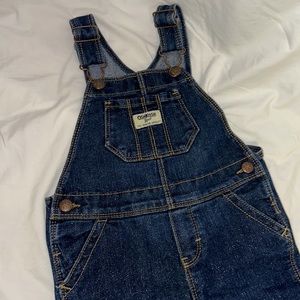 OshKosh B’gosh glitter overalls
